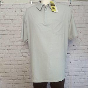 All In Motion Mens Stretch Woven Golf Polo Shirt